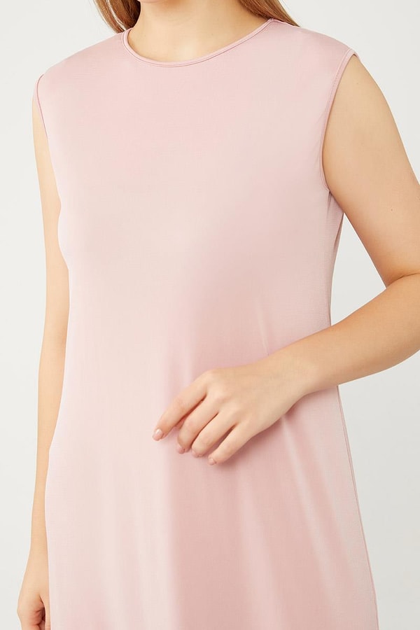 LevidorLevidor Pudra Bisiklet Yaka Kolsuz İçlik