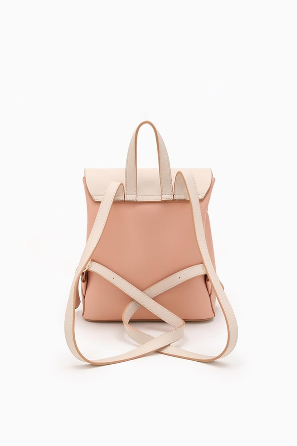 LevidorLevidor Pudra Çift Renkli Sırt Çantası