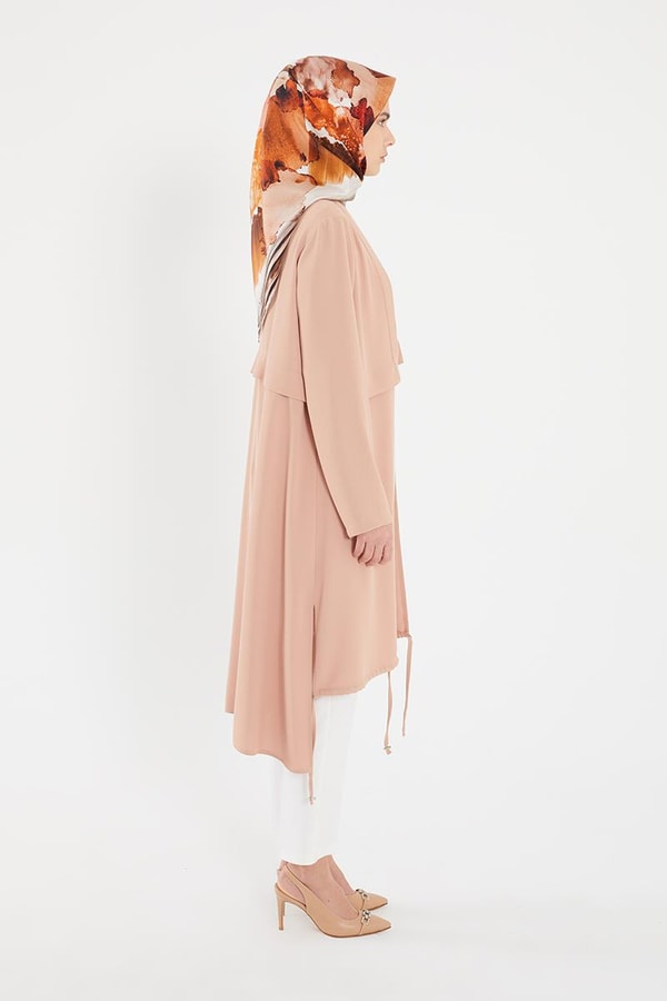 LevidorLevidor Pudra Omzu broşlu tunikli hırka takım