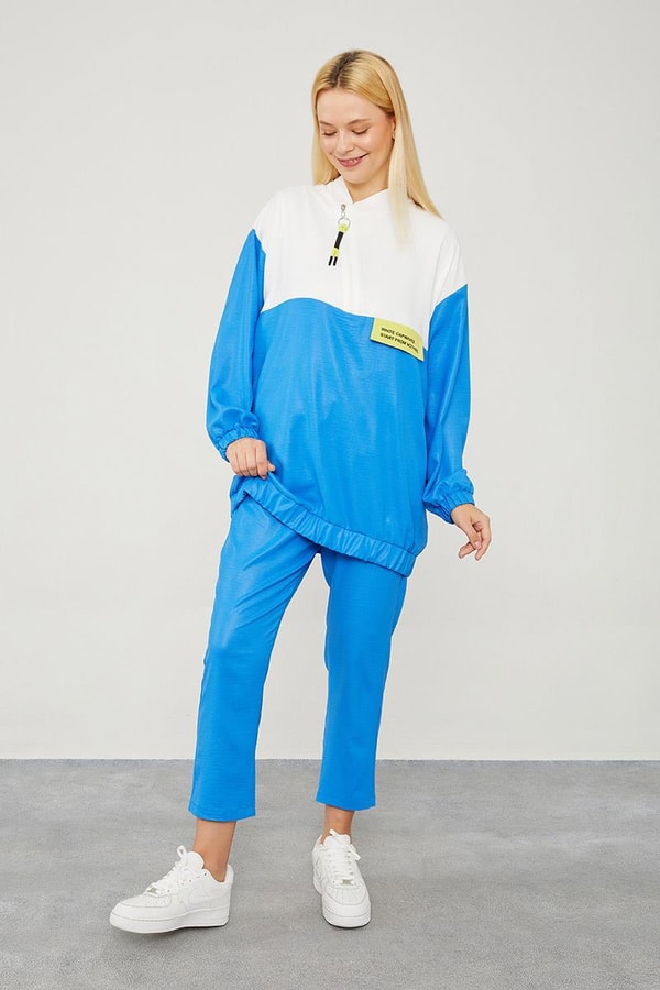 LevidorLevidor Saks Bisiklet Yaka Ribanalı Spor Takım