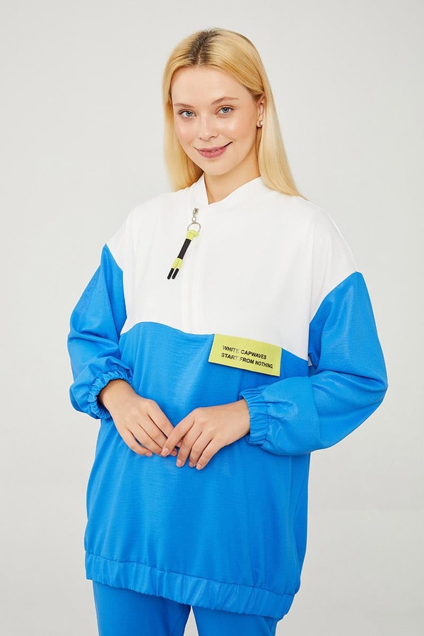 LevidorLevidor Saks Bisiklet Yaka Ribanalı Spor Takım