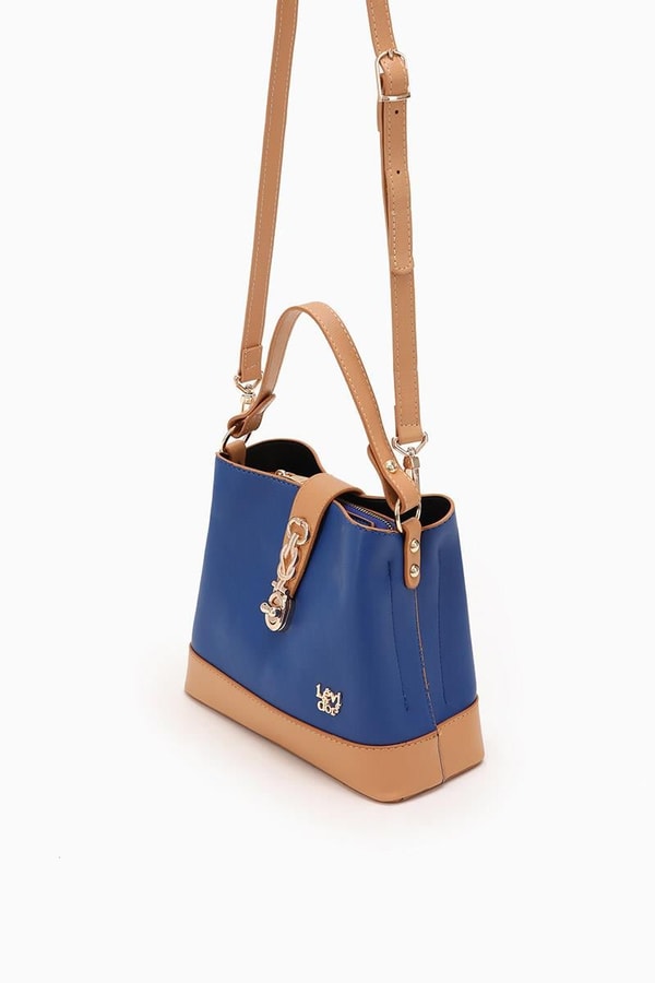 LevidorLevidor Saks Çift Renk Çıkarılabilir Askılı El Çantası