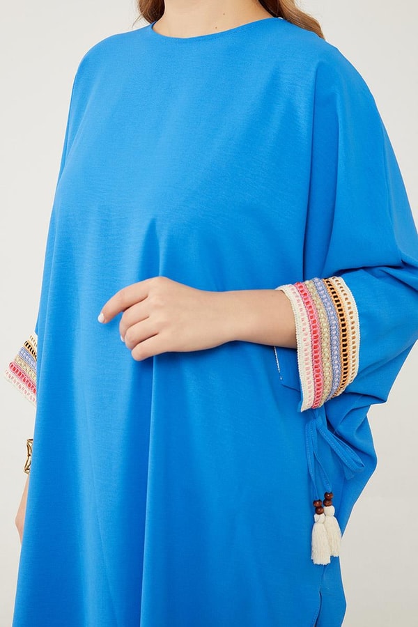 LevidorLevidor Saks Dantel Detaylı Tunik