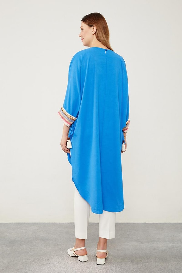 LevidorLevidor Saks Dantel Detaylı Tunik