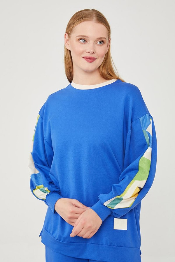 LevidorLevidor Saks Geometrik Desenli Spor Takım