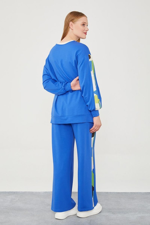 LevidorLevidor Saks Geometrik Desenli Spor Takım