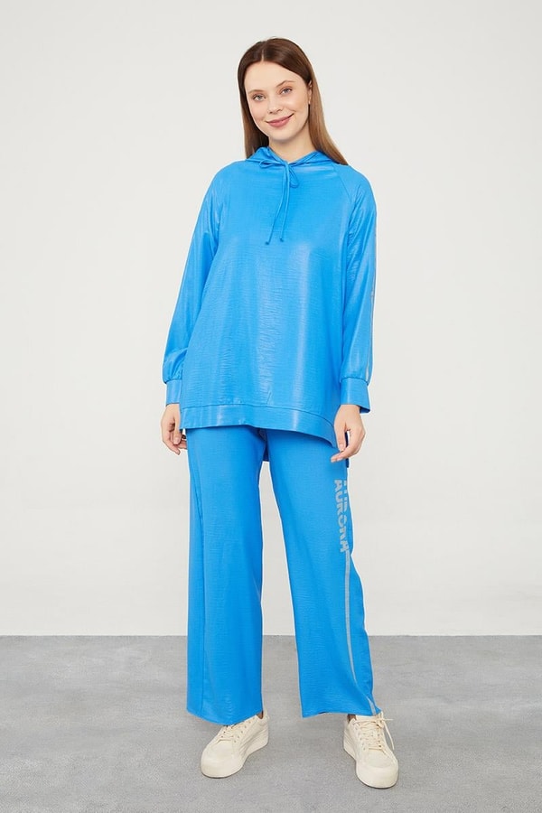 LevidorLevidor Saks Kapüşonlu Kanguru Cepli Spor Takım