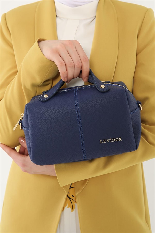 LevidorLevidor Saks Mavisi Çapraz Askılı Sopper Çanta