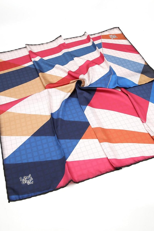 LevidorLevidor Saks Mavisi Trend Twill Eşarp