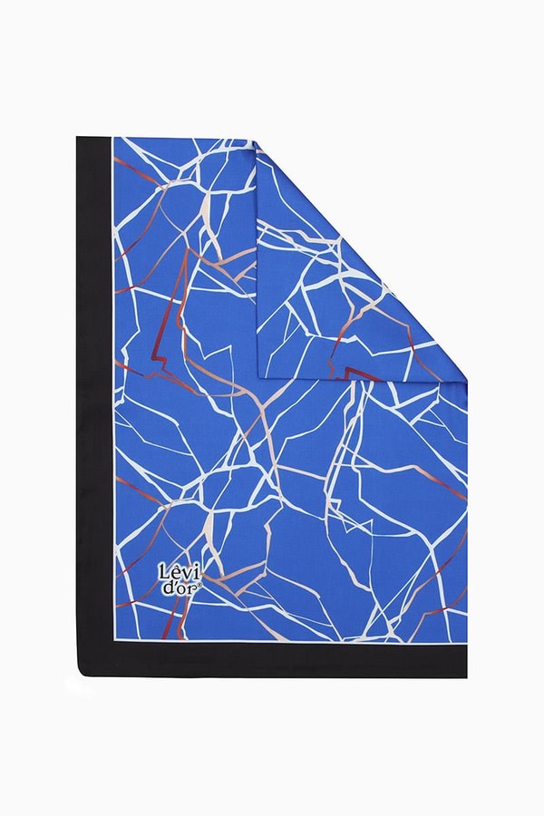 LevidorLevidor Saks Mavisi Twill Şal