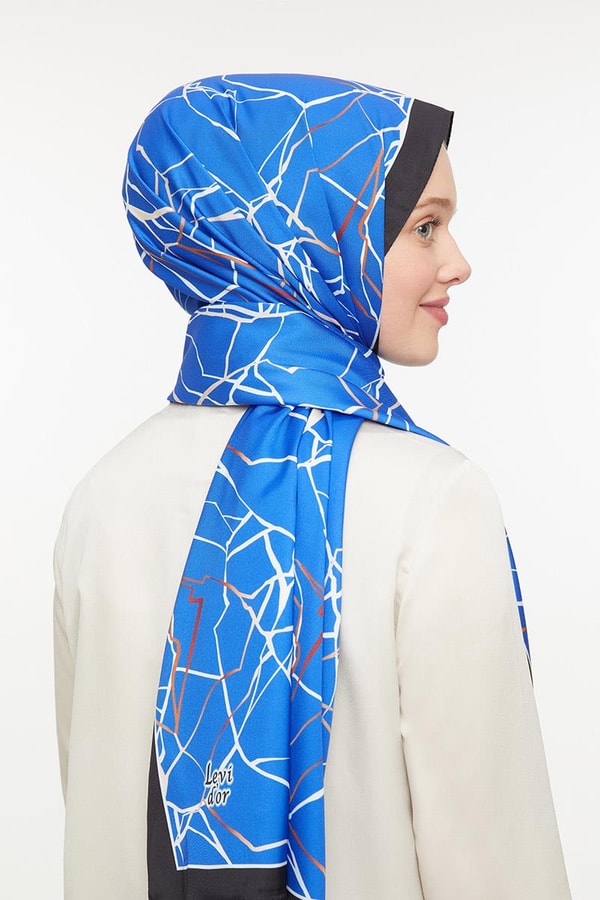 LevidorLevidor Saks Mavisi Twill Şal