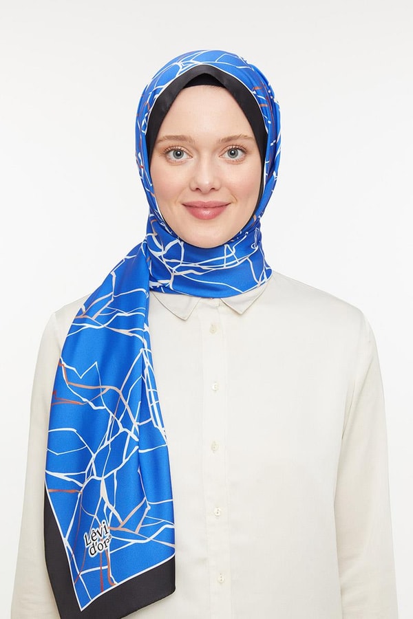 LevidorLevidor Saks Mavisi Twill Şal