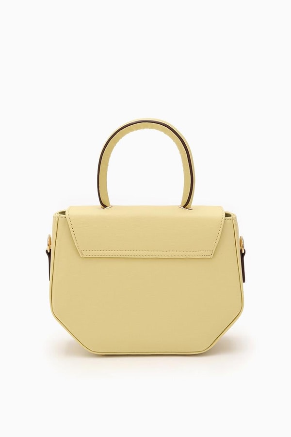 LevidorLevidor Sarı Geometrik Model El Çantası