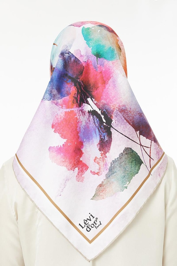 LevidorLevidor Şeker Pembe Trend Twill Eşarp