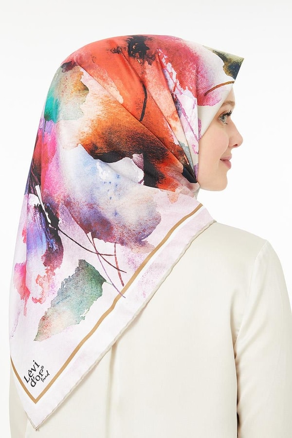 LevidorLevidor Şeker Pembe Trend Twill Eşarp