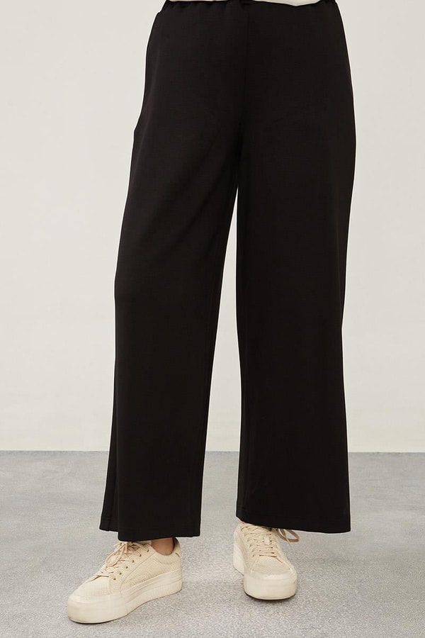 LevidorLevidor Siyah Asimetrik Kesim Tunik