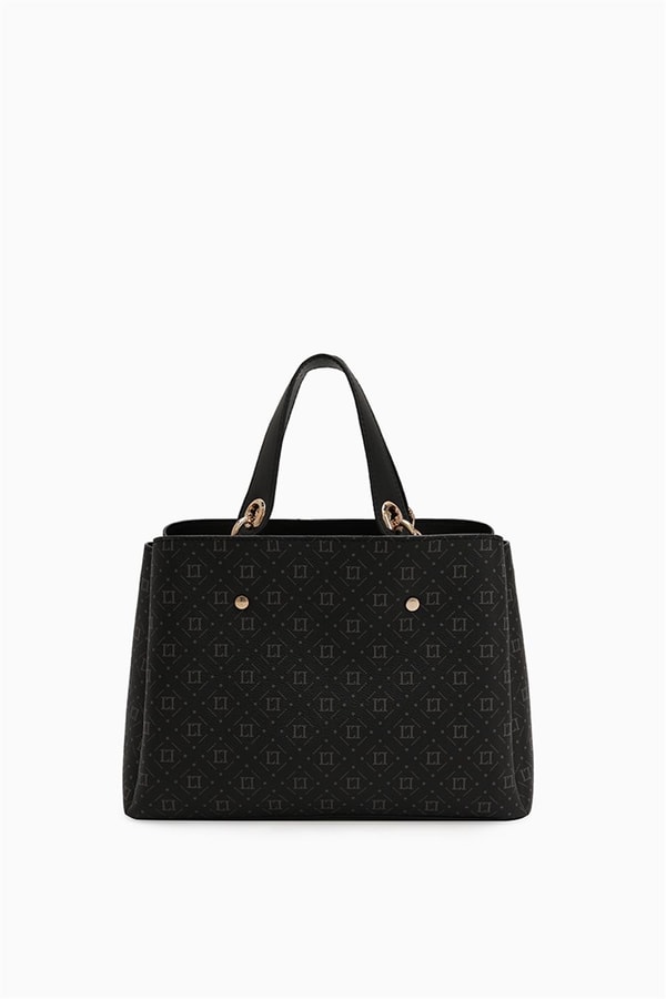 LevidorLevidor Siyah Baskılı Omuz Çantası