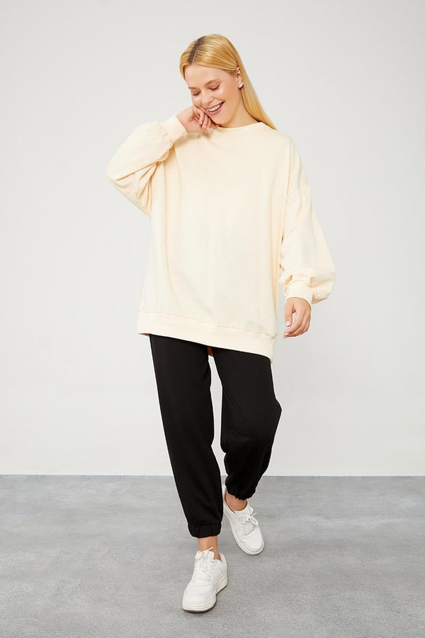 LevidorLevidor Siyah Beli Lastikli Pantolon