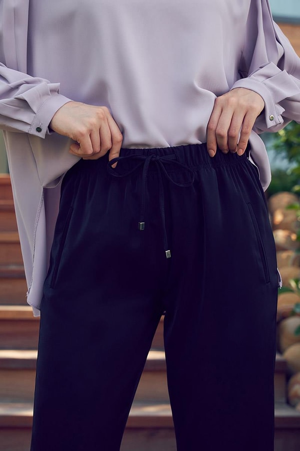LevidorLevidor Siyah Beli Lastikli Spor Pantolon