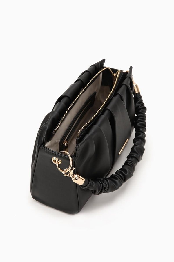 LevidorLevidor Siyah Büzgü Detaylı El Çantası