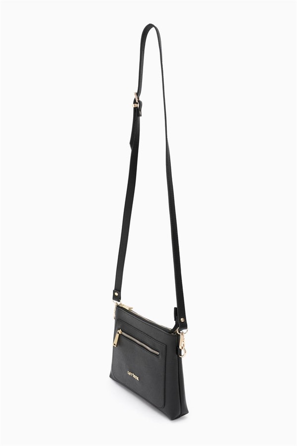 LevidorLevidor Siyah Çapraz Askılı Shopper Çanta