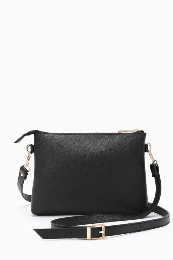 LevidorLevidor Siyah Çapraz Askılı Shopper Çanta