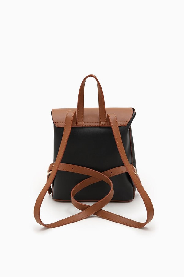 LevidorLevidor Siyah Çift Renkli Sırt Çantası