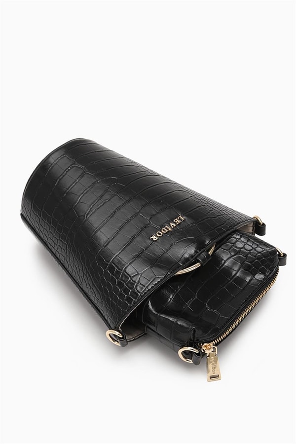 LevidorLevidor Siyah Clutch Mini Çanta