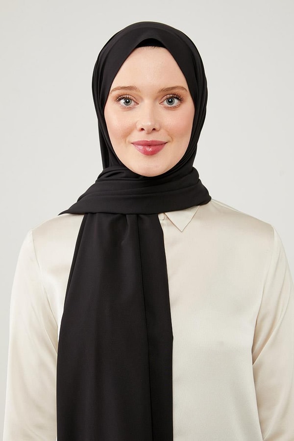 LevidorLevidor Siyah Düz Desen Elegance Şal