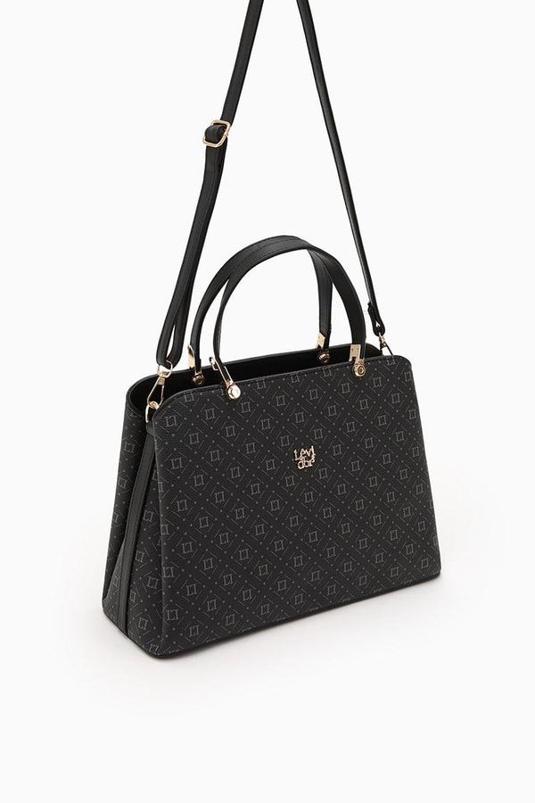 LevidorLevidor Siyah Empirme Çıkarılabilir Askılı El Çantası