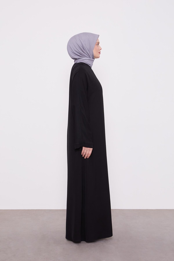 LevidorLevidor Siyah Gizli Fermuarlı Ferace