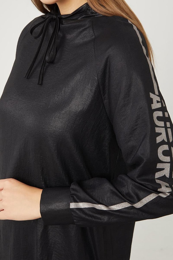 LevidorLevidor Siyah Kapüşonlu Kanguru Cepli Spor Takım