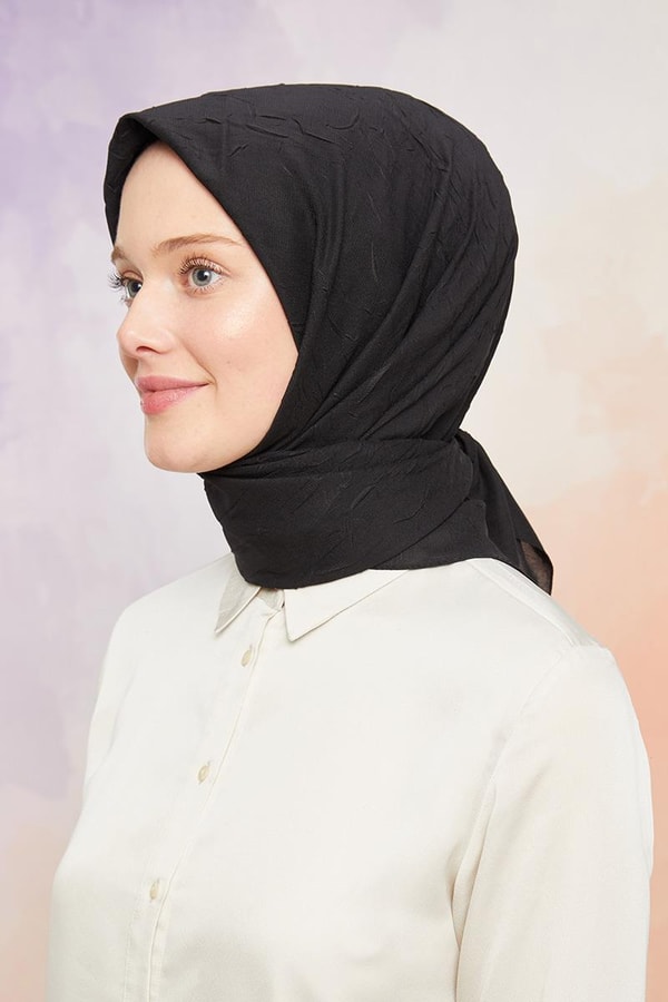 LevidorLevidor Siyah Kraş Şifon Eşarp