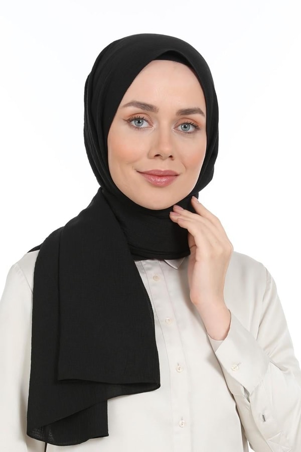 LevidorLevidor Siyah Naturel Cazz Şal