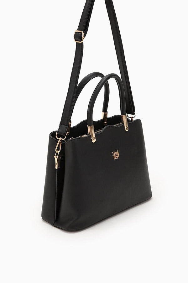 LevidorLevidor Siyah Pat Kapamalı El Çantası