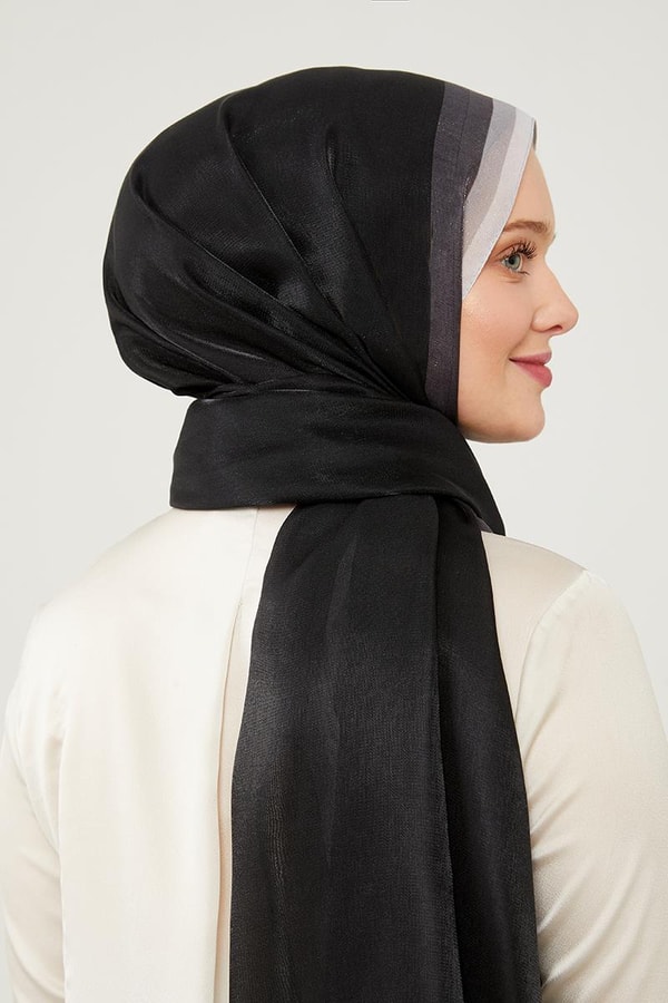 LevidorLevidor Siyah Renk Geçişli Kehribar Şal