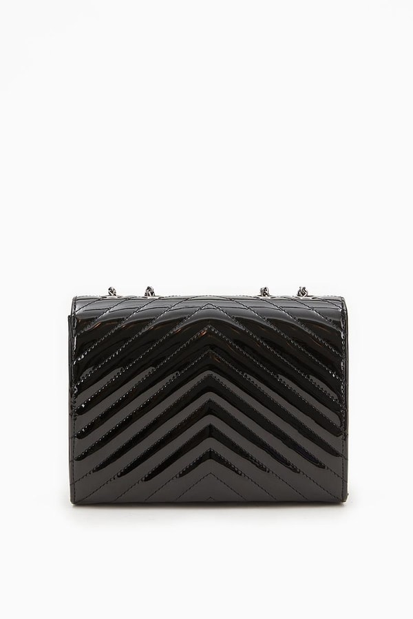 LevidorLevidor SİYAH RUGAN Zincir Askılı Çıt Kapamalı Omuz Çantası