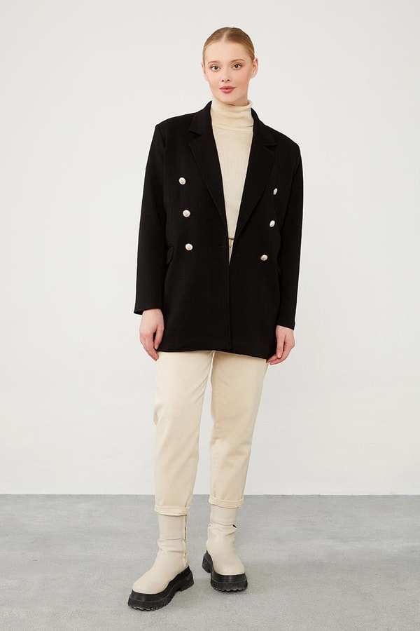 LevidorLevidor Siyah Spor Blazer Ceket