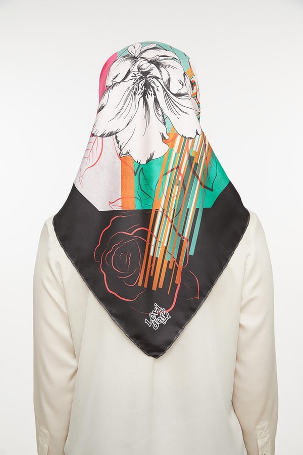 LevidorLevidor Siyah Trend Twill Eşarp