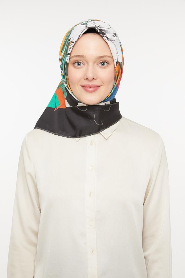 LevidorLevidor Siyah Trend Twill Eşarp