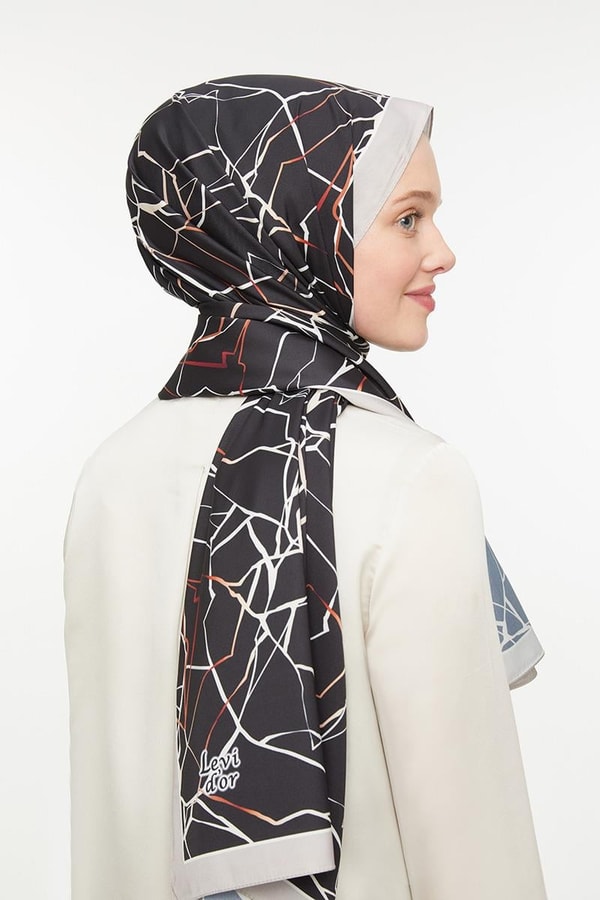 LevidorLevidor Siyah Twill Şal