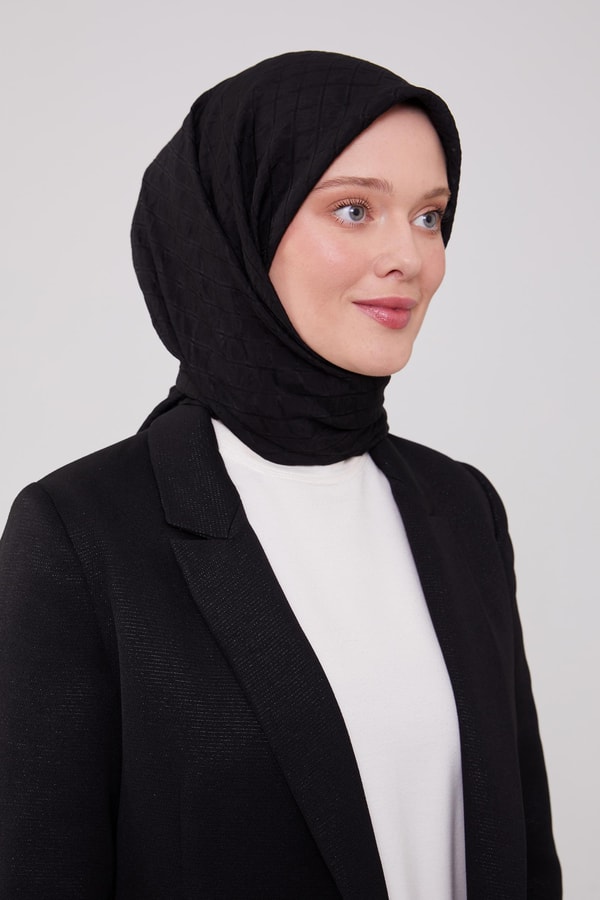LevidorLevidor Siyah Venüs Kare Eşarp