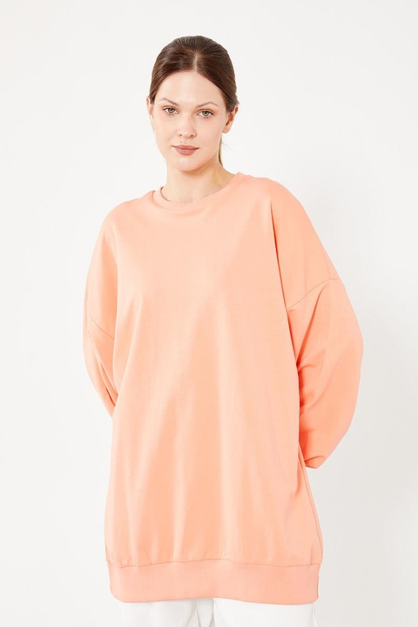 LevidorLevidor Somon Bisiklet Yaka Oversize Sweat