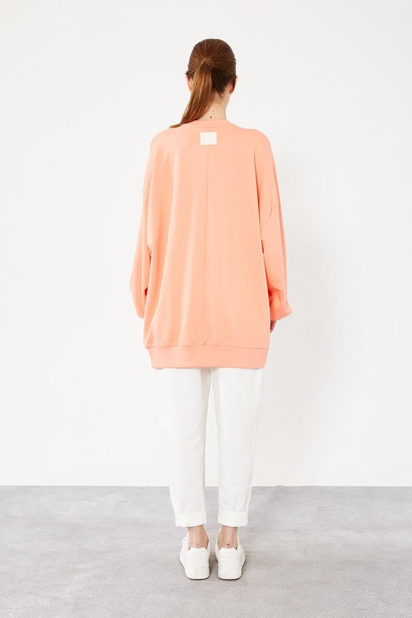 LevidorLevidor Somon Bisiklet Yaka Oversize Sweat