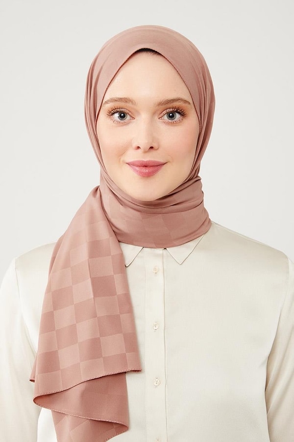 LevidorLevidor Taba Dama Desen Jakarlı Elegance Şal