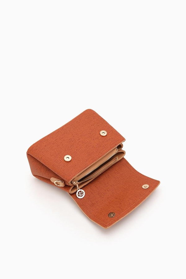 LevidorLevidor Taba Kumaş Dokulu El Çantası