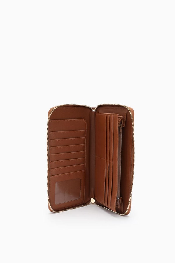 LevidorLevidor Taba Monogram Baskılı Çok İşlevli Cüzdan