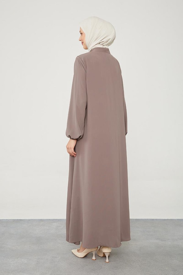 LevidorLevidor Toprak Kuş Gözü Detaylı Ferace