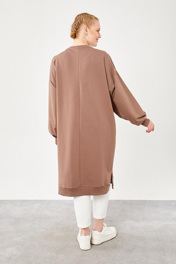 LevidorLevidor Toprak Oversize Uzun Sweat