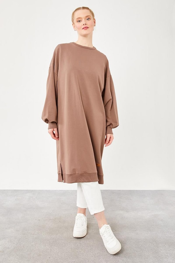LevidorLevidor Toprak Oversize Uzun Sweat